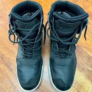 Harley Davidson riding shoes.